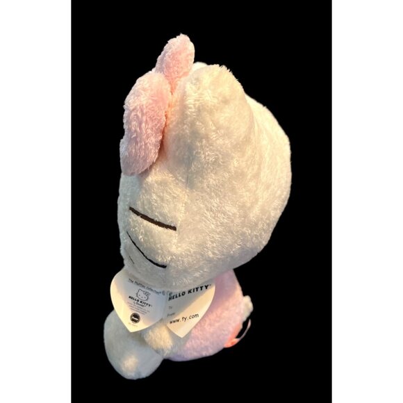 Ty Beanie Baby Pluffies Hello Kitty Plush 8" Sanrio 2011 - Picture 2 of 5